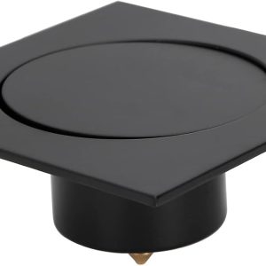 Black Pop Up Floor Drain – Brass Anti-Odor Shower Waste