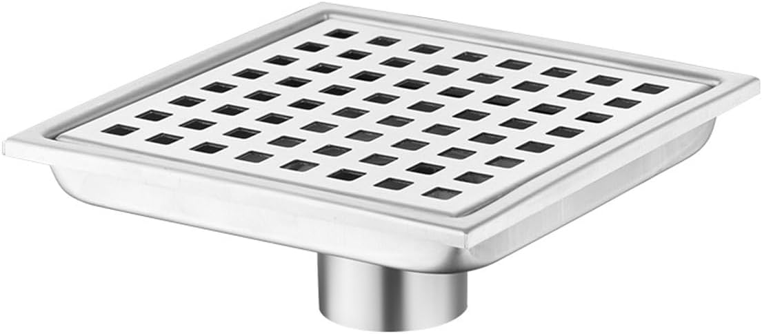 304 Stainless Steel Shower Drain – Removable Grate Cover, Anti-Odor - Image 2