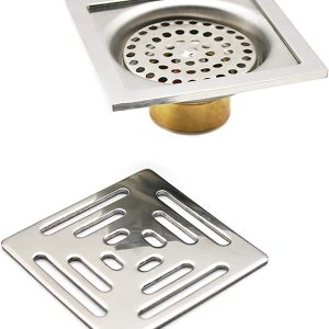 Floor Drain with Anti-Backflow Valve – Double Layer Filtration, Anti-Odor